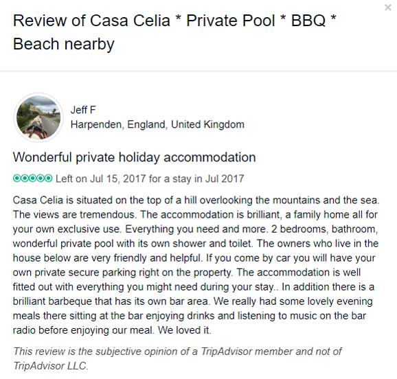 Casa Celia G�stebuch